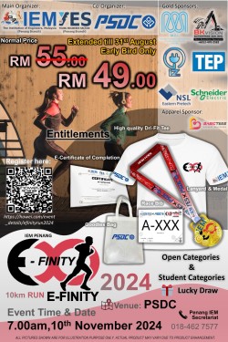 IEM Penang Events Online Registration System LEISURE E Finity Run